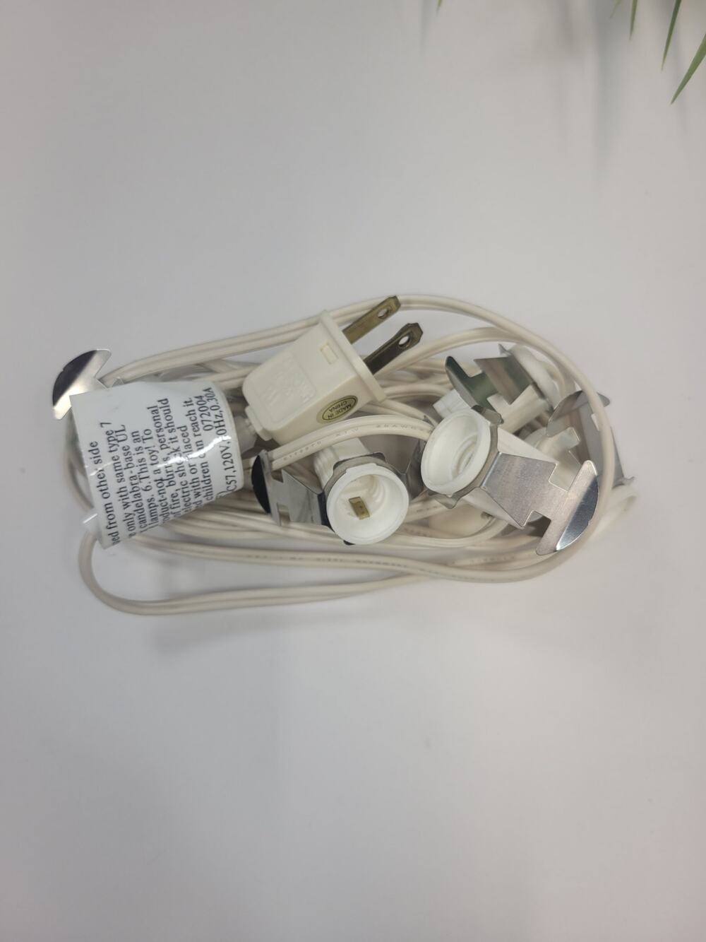 Department 56 Village 5-Socket Light Cord Set 56.99279 Tested Working NO Bulbs